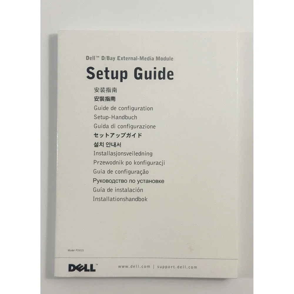 Dell PD01S External D-Bay DVD Rom Cd RW Drive